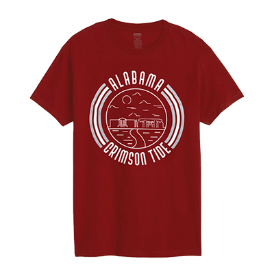 Alabama 90'S Flyer Lightweight Short Sleeve T-Shirt