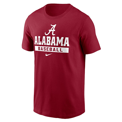 University Of Alabama Men's Baseball Cotton T-Shirt