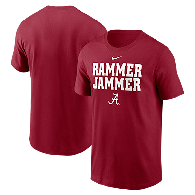 University Of Alabama Mens Nike Local Cotton Campus Custom T-Shirt