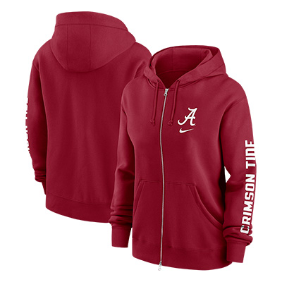 University Of Alabama Womens Nike Phoenix Full Zip Hoodie