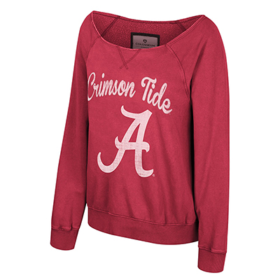 Alabama Script A Serious Off The Shoulder Fleece