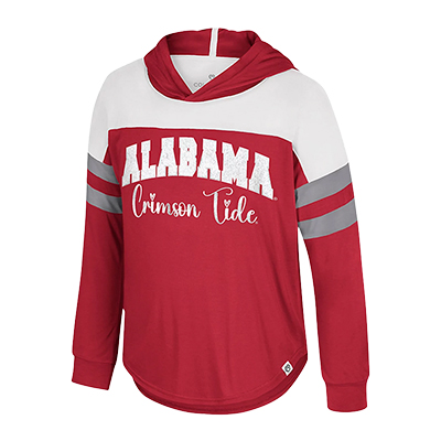 Alabama Crimson Tide Glitter & Foil Hooded T-Shirt