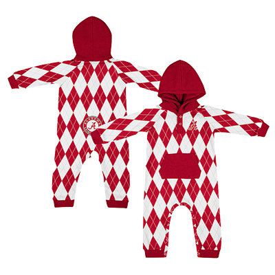 Bama Dealio Argyle Hooded Romper
