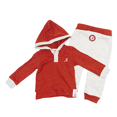 Bama Todd Henley Hooded Top And Pant Set