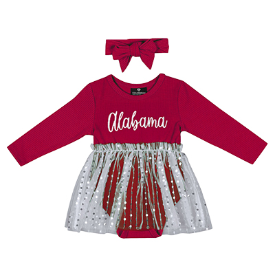 Bama Glitter Reflection Tulle Dress