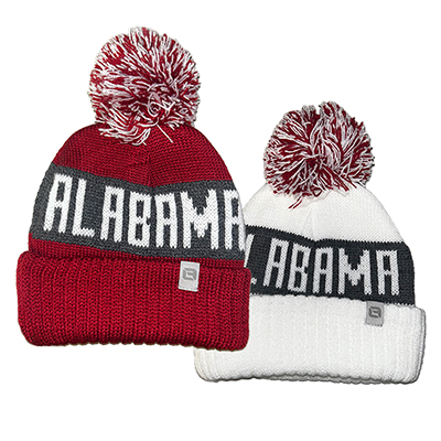 Alabama Infant Knit Beanie With Pom