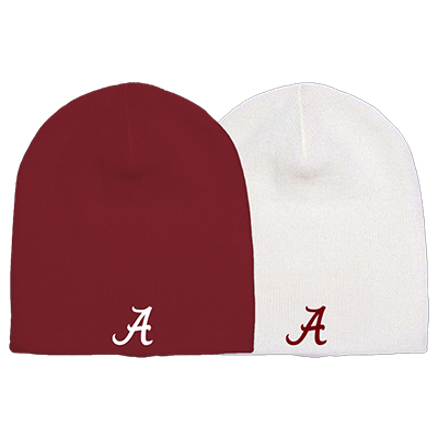 Alabama Script A Junior Knit Beanie