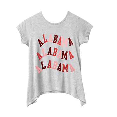 Alabama  Selena Girls' Sharkbite Tee*