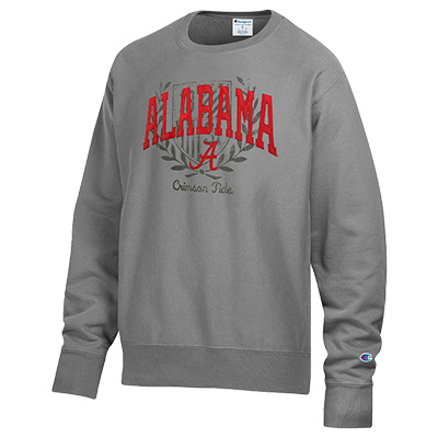 Alabama Script A Reverse Weave Crew With Laurels