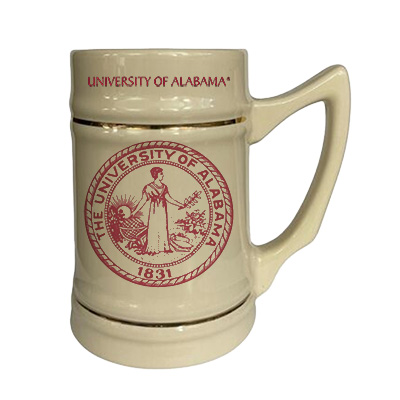 University Of Alabama Seal Ceramic Stein