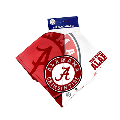 ALABAMA HOME/AWAY PET BANDANA -  1