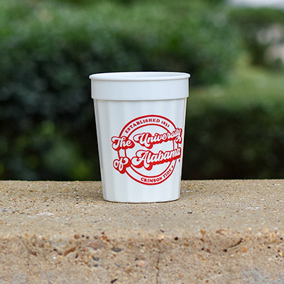 University Of Alabama Fluted Stadium Cup