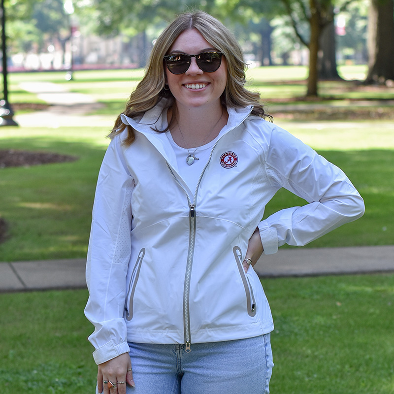 Jacket with circle zipper hotsell