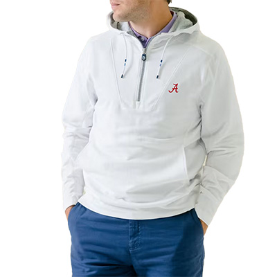 Alabamascript A Hooded Proctor B. Draddy 1/2 Zip