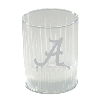 Alabama Script A Spear-Cut Rocks Glass