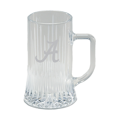 Alabama Script A Etched Tankard Glass