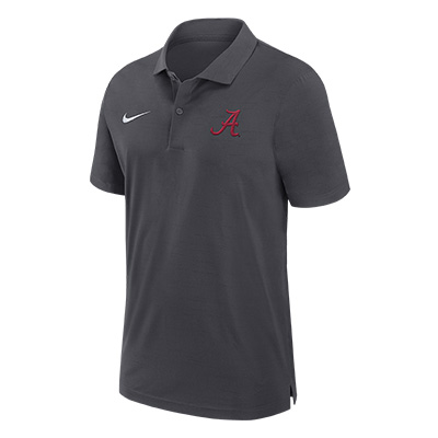 ALABAMA SCRIPT A NIKE DRI-FIT WOVEN 2024 COACHES POLO