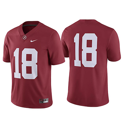 Nike #18 Alabama Home Football Jersey