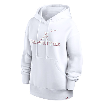 Womens Nike Crimson Tide Phoenix Pullover Hoodie