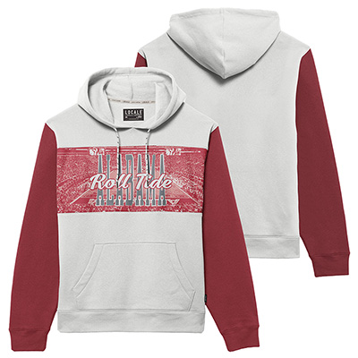 Alabama Stadium Seating Icon Colorblock Hood