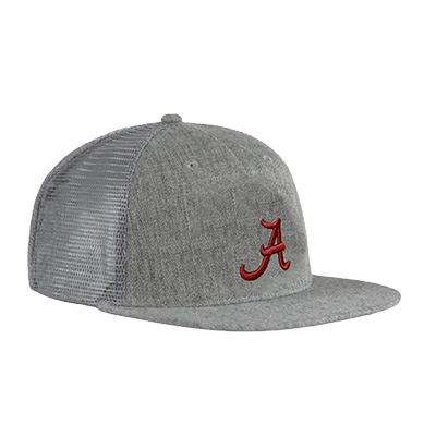 Alabama Script A Youth Fit Flat Brim Cap