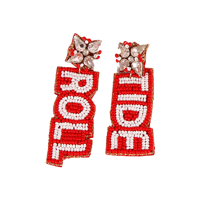 Alabama Roll Tide Beaded Earrings