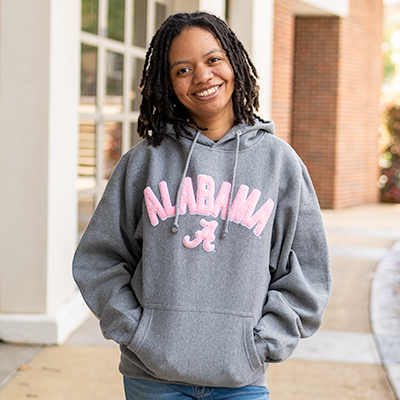    ALABAMA OVER SCRIPT A CHENILLE PRO WEAVE HOODIE