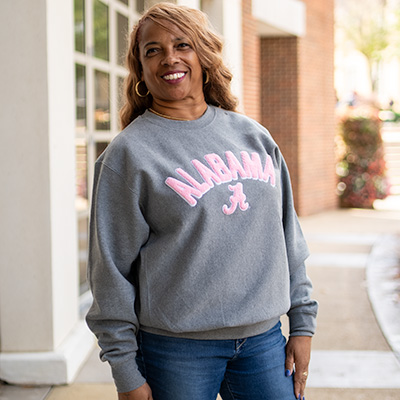    ALABAMA OVER SCRIPT A CHENILLE PRO WEAVE CREW