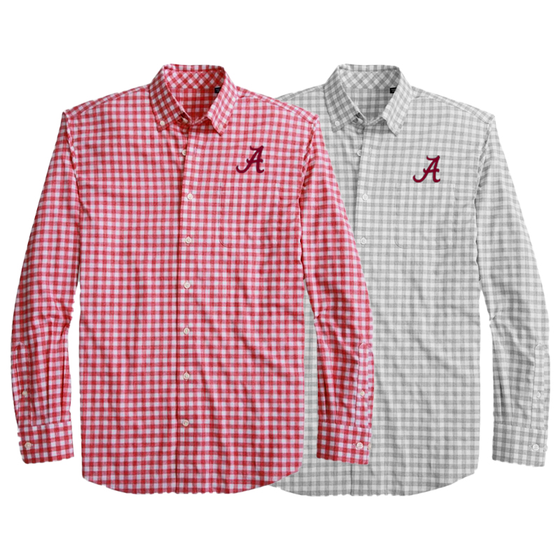 Alabama Script A Gingham Check Shirt (SKU 14039164324) Alabama Script A Gingham Check Shirt (SKU 14039164324)