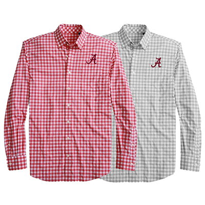 Alabama Script A Gingham Check Shirt
