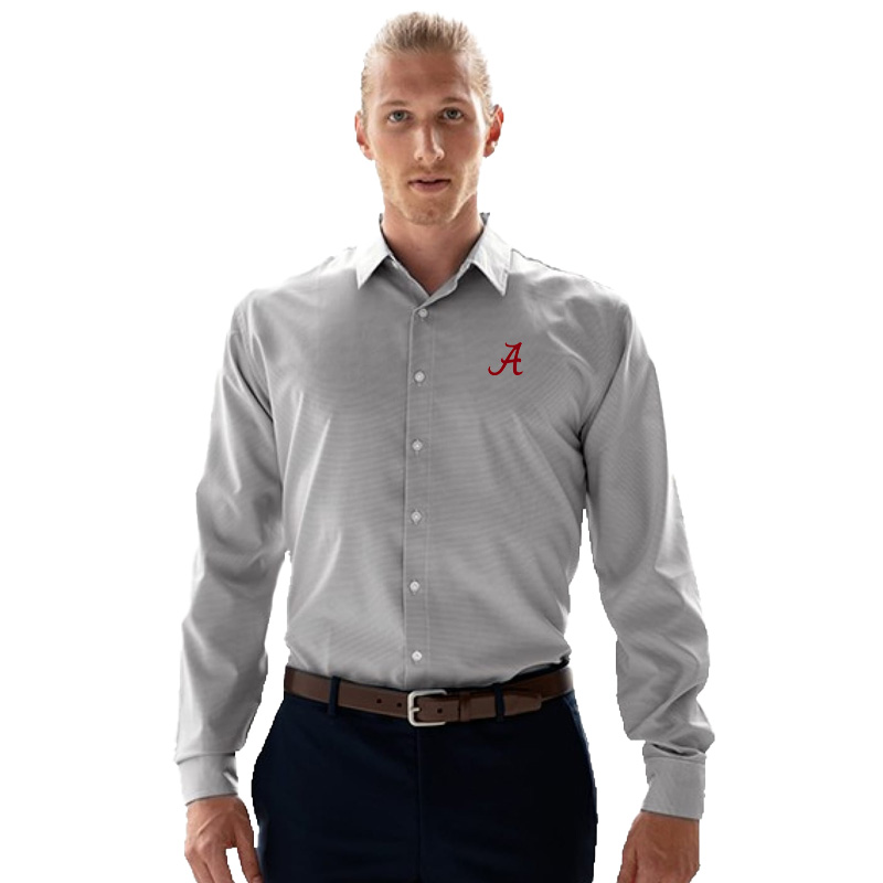 Alabama Script A Vansport Sandhill Dress Shirt (SKU 14039317324) Alabama Script A Vansport Sandhill Dress Shirt (SKU 14039317324)