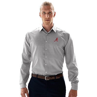 Alabama Script A Vansport Sandhill Dress Shirt