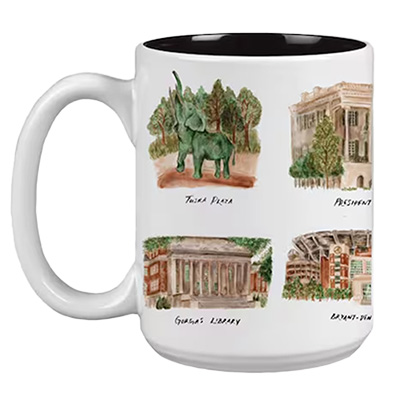 UNIVERSITY OF ALABAMA LAURA WILCOX MUG -  2