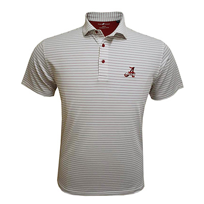 Alabama Script A Preston Stripe Polo