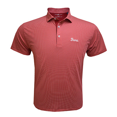 Bama Script Crosshatch Polo