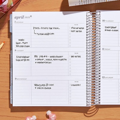 ACADEMIC PLANNER CELESTIAL SHIMMER COILED ERIN CONDREN