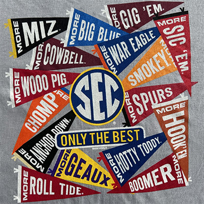 SEC MORE PENNANTS SHIRT