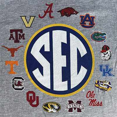 SEC CIRCLE LOGOS T SHIRT
