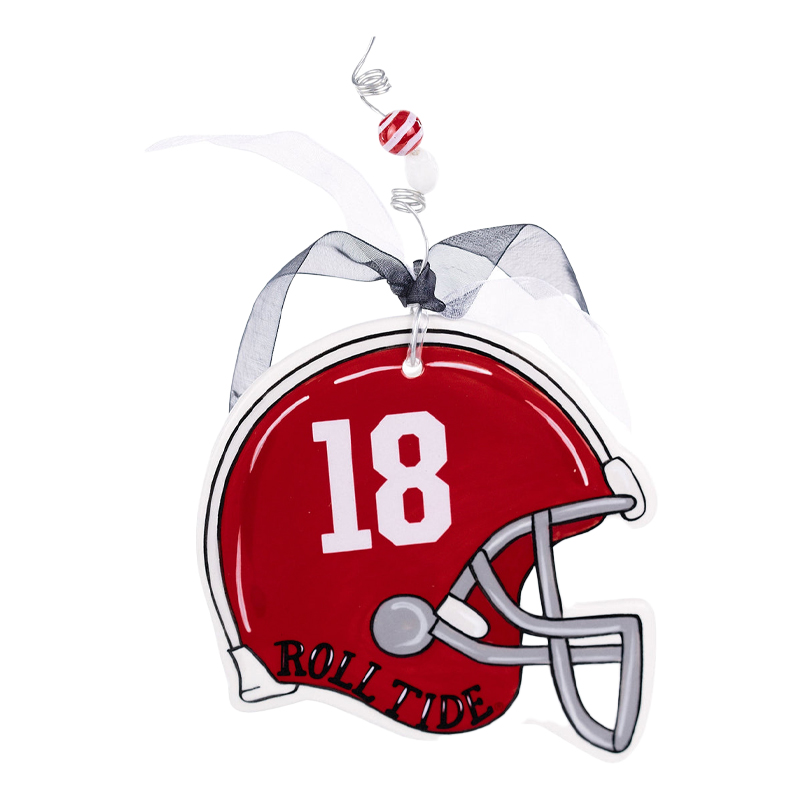 Alabama Helmet Flat Ornament (SKU 14053764100) Alabama Helmet Flat Ornament (SKU 14053764100)