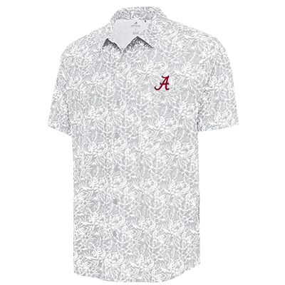 Alabama Script A Resort Short Sleeve Shirt