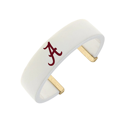 Script A Logo Cuff Bracelet