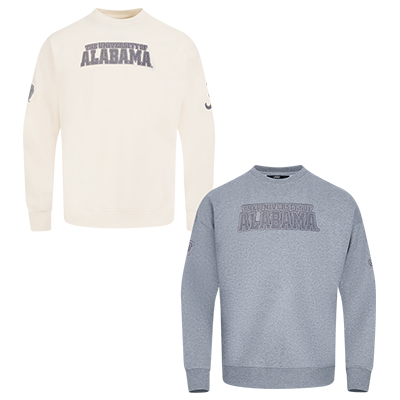 University Of Alabama Reverse French Terry Fleece Crewneck