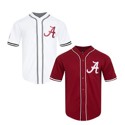 University Of Alabama Mesh Button Down Baseball Jersey