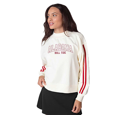 Alabama Roll Tide Varsity Mock-Neck Pullover