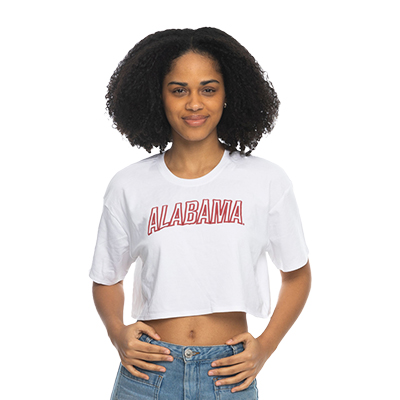Alabama Boxy Crop Tee