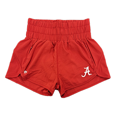 Alabama Script A Stop  By High Waist Short