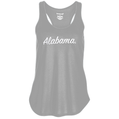 Alabama Script Bamboo Hi/Low Tank - main view