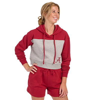 Alabama Fleece Cropped Hood