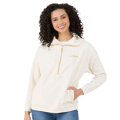 Alabama Manchester Corded 1/4 Zip