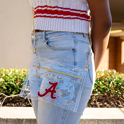 University Of Alabama Varsity Patch Flat Crossbody